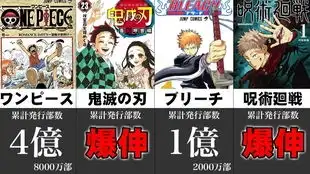 这些漫画开挂了近11年历年日漫年销量排行榜top10
