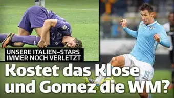 克洛泽世界杯前恢复最佳状态为戈麦斯落选难过
