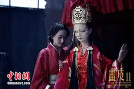 赵薇画皮2烈焰红唇被悬吊感叹死了好几回
