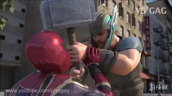 美国学生自制复仇者联盟3真人cg大片钢铁蜘蛛侠对战锤哥美队