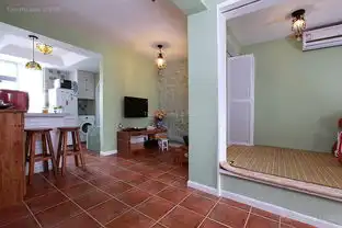 田园清新色系公寓装修效果图