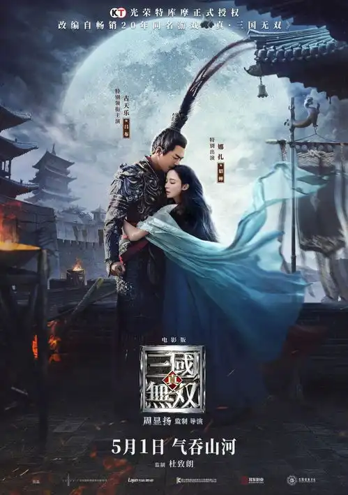 吕布貂蝉真情相拥真三国无双曝光乱世情生海报
