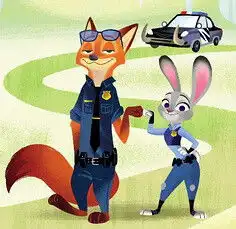 zootopia疯狂动物城nickjudy3d动画电堆糖,美好生活研究所
