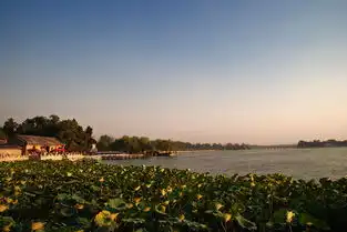 d30001685昆明湖畔,赏颐和园夕阳剪影10p