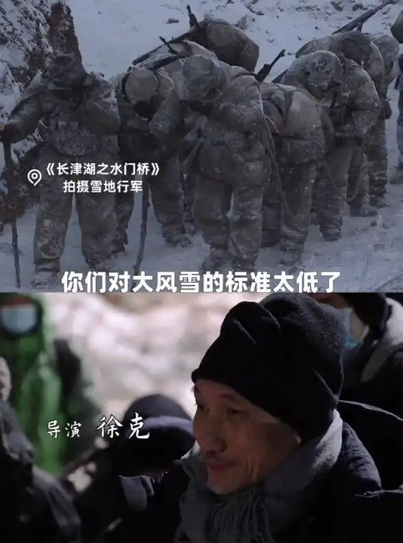 长津湖之水门桥幕后全员体验冰火两重天,吴京从此服了徐克
