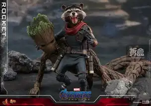 hottoys漫威电影复仇者联盟4终局之战火箭浣熊16可动人偶
