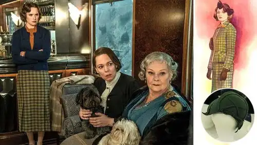 东方快车谋杀案谋杀现场的时尚晚宴
