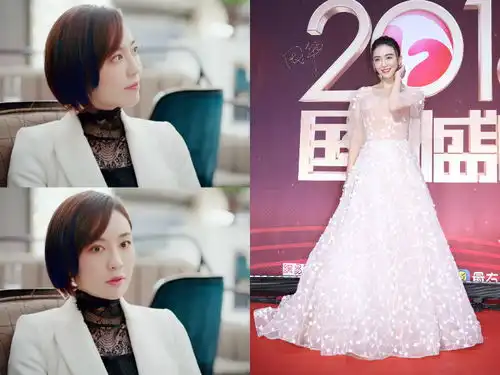 红毯无ps照国剧盛典海兰张钧甯完胜蓝岚吕佳容