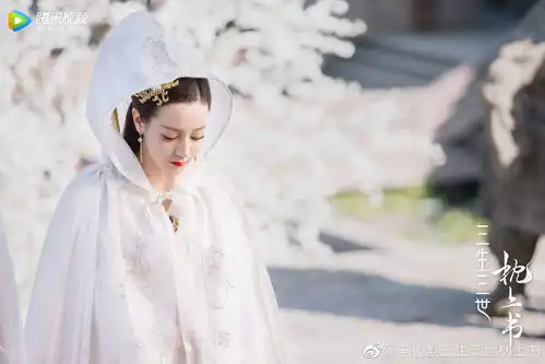迪丽热巴三生三世枕上书剧照公开热巴披风造型清纯动人
