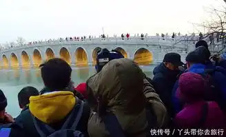 北京颐和园十七孔桥出现金光穿洞奇景
