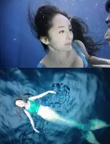 演过美人鱼的女星林允生涩,赵丽颖可爱,最经典的还是钟丽缇
