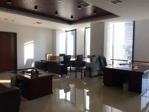 汉威国际精装带家具正对电梯朝南采光好紧邻地铁出租办公楼租赁北京我爱我家