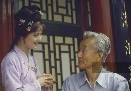 87版红楼梦珍贵的幕后剧照,回忆最漂亮的一代女演员
