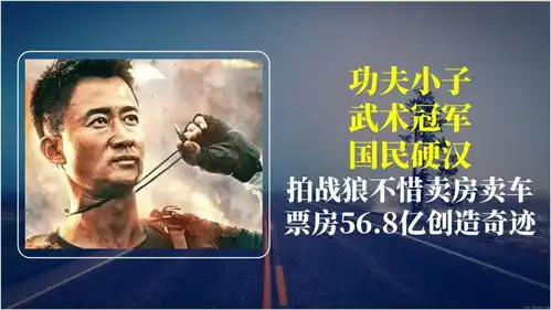 吴京从功夫小子武术冠军到国民硬汉,全部身家拍战狼票房56.8亿