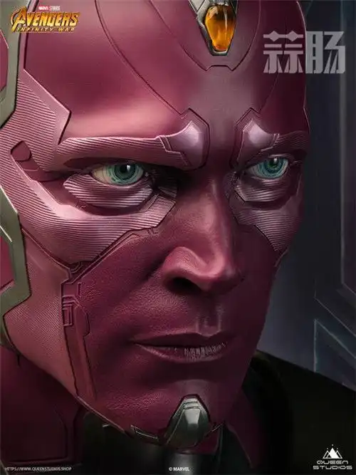 queenstudios推出复仇者联盟3幻视11胸像