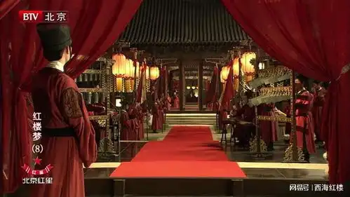 22睁大眼睛仔细看荣国府挂满宫灯