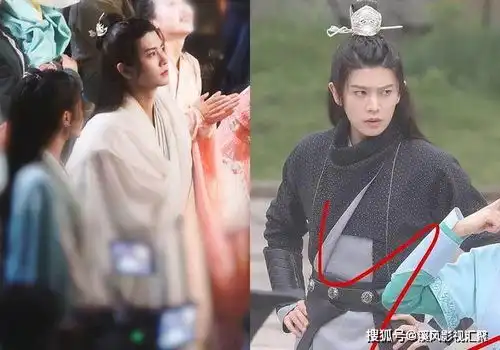 与君初相识红衣热巴好美,生图路透颜值好高,任嘉伦的白衣不错
