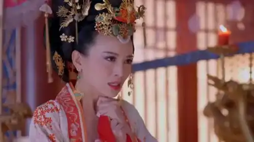 武媚娘传奇萧淑妃正在看戏,没想到火就烧到自己身上
