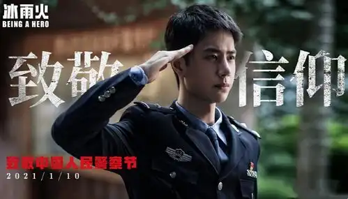 冰雨火放出首套剧照,致敬中国人民警察节,祝节日快乐