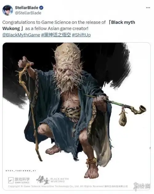 国外游戏开发商纷纷发文祝贺黑神话悟空的发售