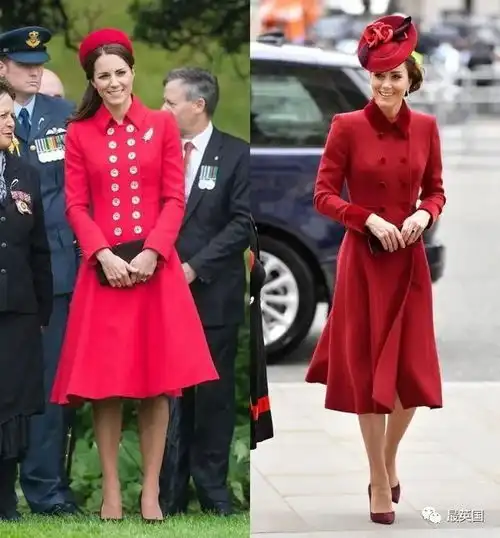 美翻了凯特王妃斤20套经典红裙造型盘点将复古优雅诠释到了极致啊