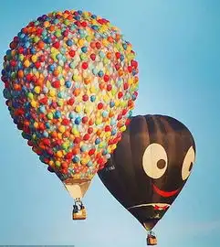 被彩色气球带走,不只是童年梦