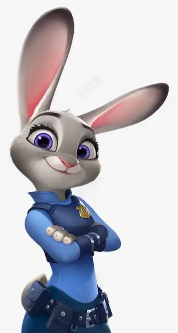 疯狂动物城兔子平面电商创意素材疯狂素材
