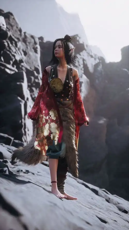 黑神话美女coser演绎小狐狸萍萍娇媚可爱,身材抢眼的魅力瞬间