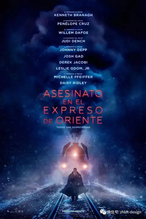 电影海报欣赏东方快车谋杀案