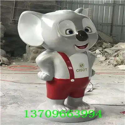 卡通玻璃钢雕塑厂江门玻璃钢卡通雕塑定做