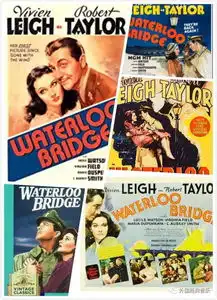 经典怀旧电影魂断蓝桥海报相册,男女主角太好看了
