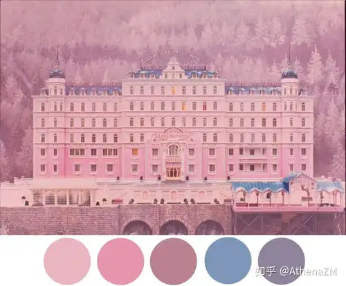 电影配色布达佩斯大饭店
