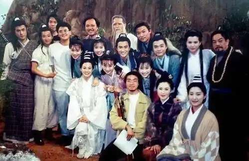 95版神雕侠侣剧组大聚会,古天乐李若彤同框引网友泪目