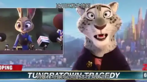 疯狂动物城兔兔警官好像发现自己说错了话
