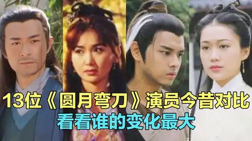13位圆月弯刀演员今昔,古天乐温碧霞,看看谁变化最大
