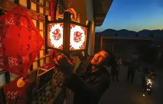 大红灯笼高高挂十万人家火烛光