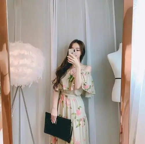 春夏连衣裙搭配瘦瘦裙什么鬼显胸大显脸小,简直撩翻了
