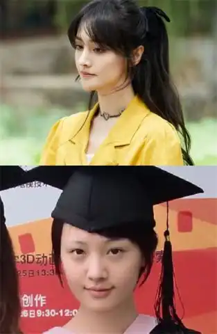 女星穿学士服,郑爽颜值回到低峰,看到刘亦菲不愧是神仙姐姐
