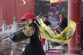 探班宫2热拍现场峰幂亲密亮相
