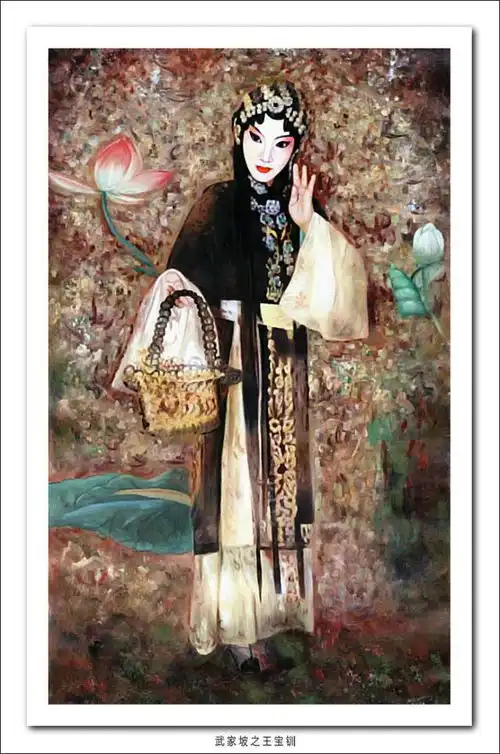 米巧铭油画京剧人物系列作品欣赏
