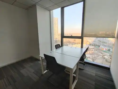 望京诚盈中心丨精装带家具丨使用率高丨地铁直达丨随时看出租办公楼租赁北京我爱我家