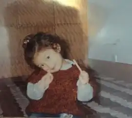 孙怡因为遇见你童年照曝光简直是剧里的原型
