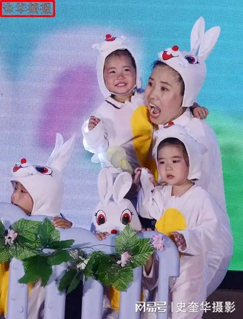 瞧儿童节茌平博爱幼儿园这是谁家的娃娃这么上镜