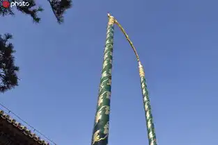 北京颐和园探海灯杆正式亮相金色祥云百年重现