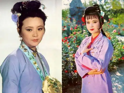 87版红楼梦演员试妆照和定妆照对比,差别太大,差点没认出来
