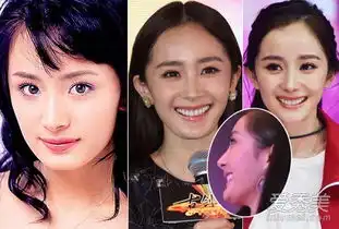 盘点杨幂早年剧照方脸瘪嘴短下巴整容上位
