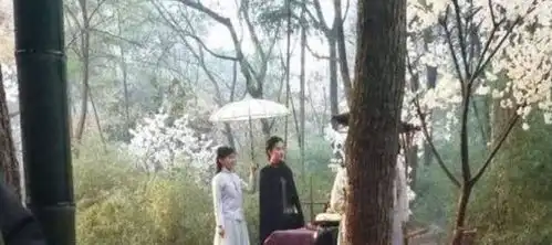 南烟斋笔录片场照曝光,刘亦菲穿旗袍显壮,刘敏涛气质超群