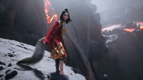 黑神话小狐狸萍萍图赏有人认为她的衣服易走光
