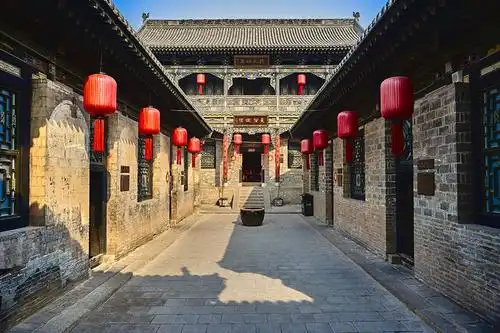 景致记录山西省排名第二的豪宅乔家大院