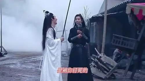 陈情令花絮由于肖战王一博及全体人员的努力,才有这么好的作品
